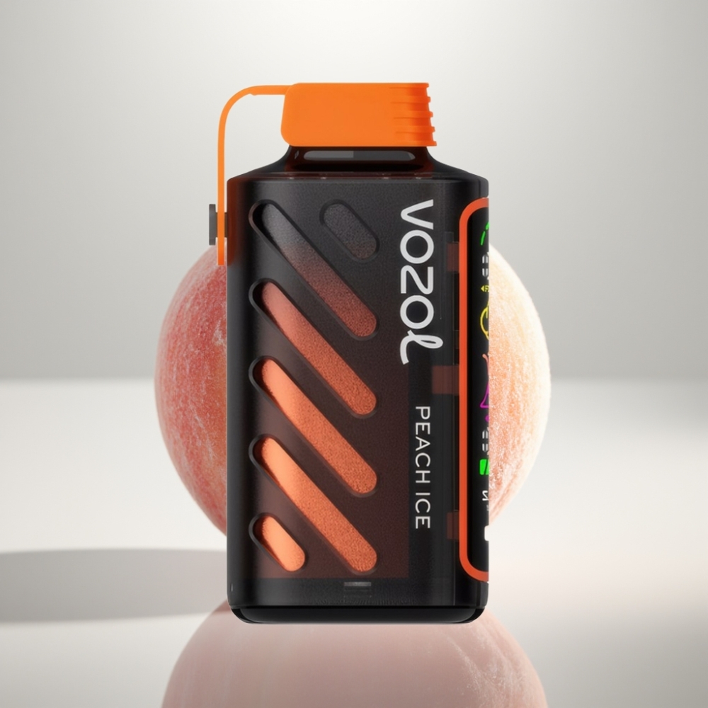 VOZOL Gear Power 20000 Puffs Dual Mesh Coil Full Screen Peach Ice