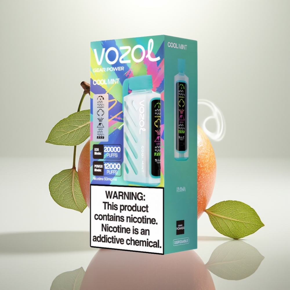 VOZOL Gear Power 20000 Puffs Dual Mesh Cool Mint