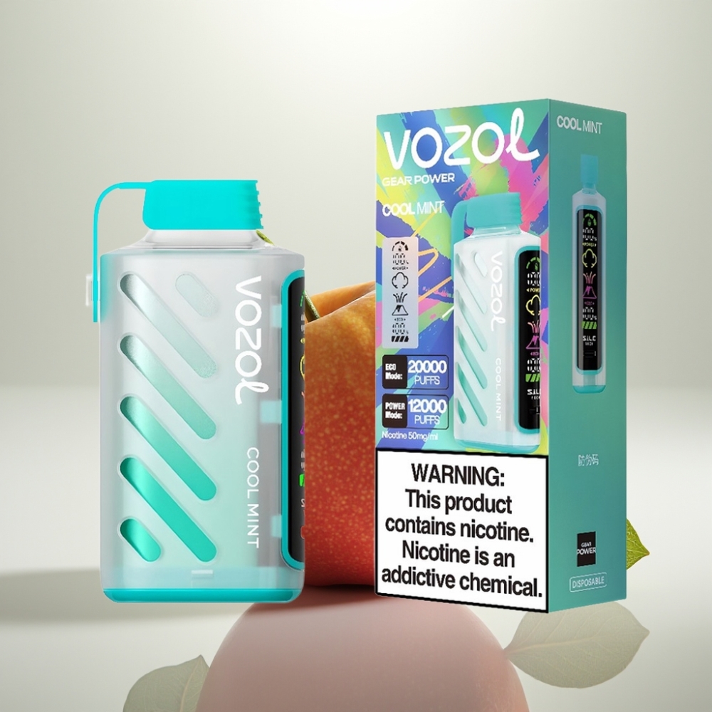 VOZOL Gear Power 20000 Puffs Dual Mesh Cool Mint