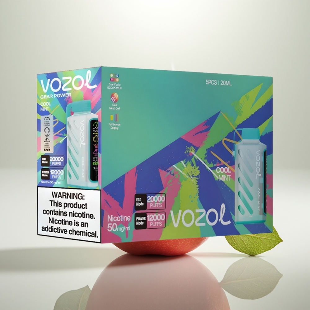 VOZOL Gear Power 20000 Puffs Dual Mesh Cool Mint