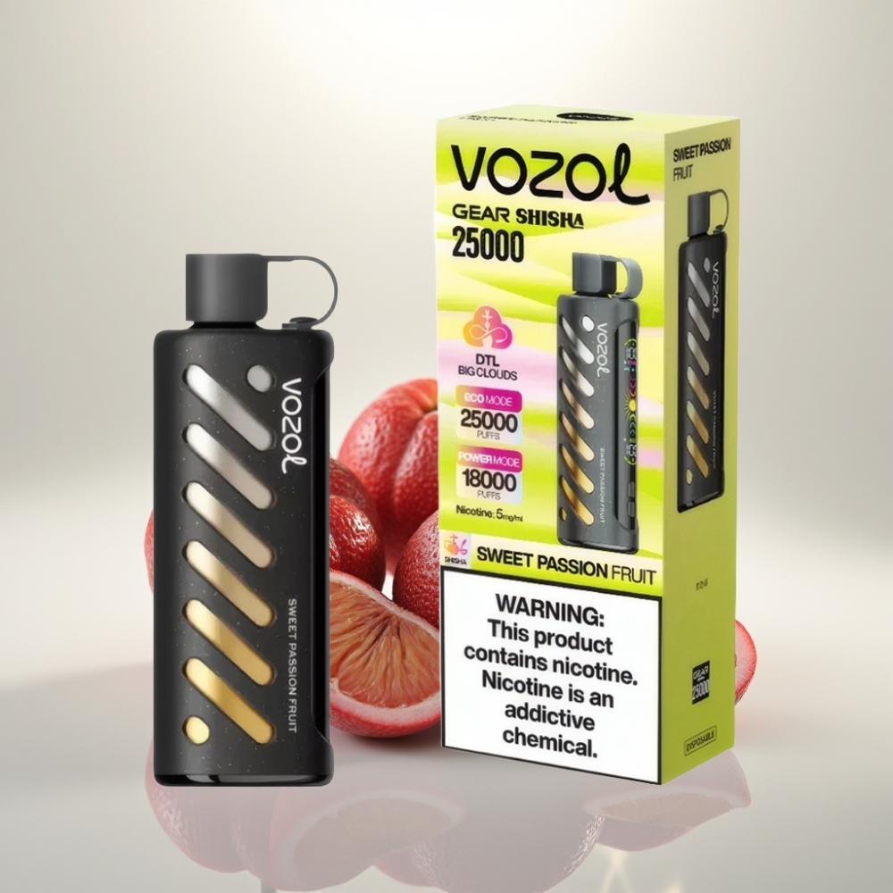 VOZOL Gear Shisha 25000 Puffs Dual Mesh Sweet Passion Fruit