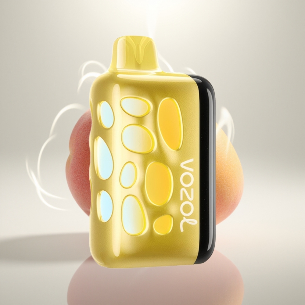 VOZOL RAVE 40000 Beat-Synced Glow Disposable Vape Mango Peach