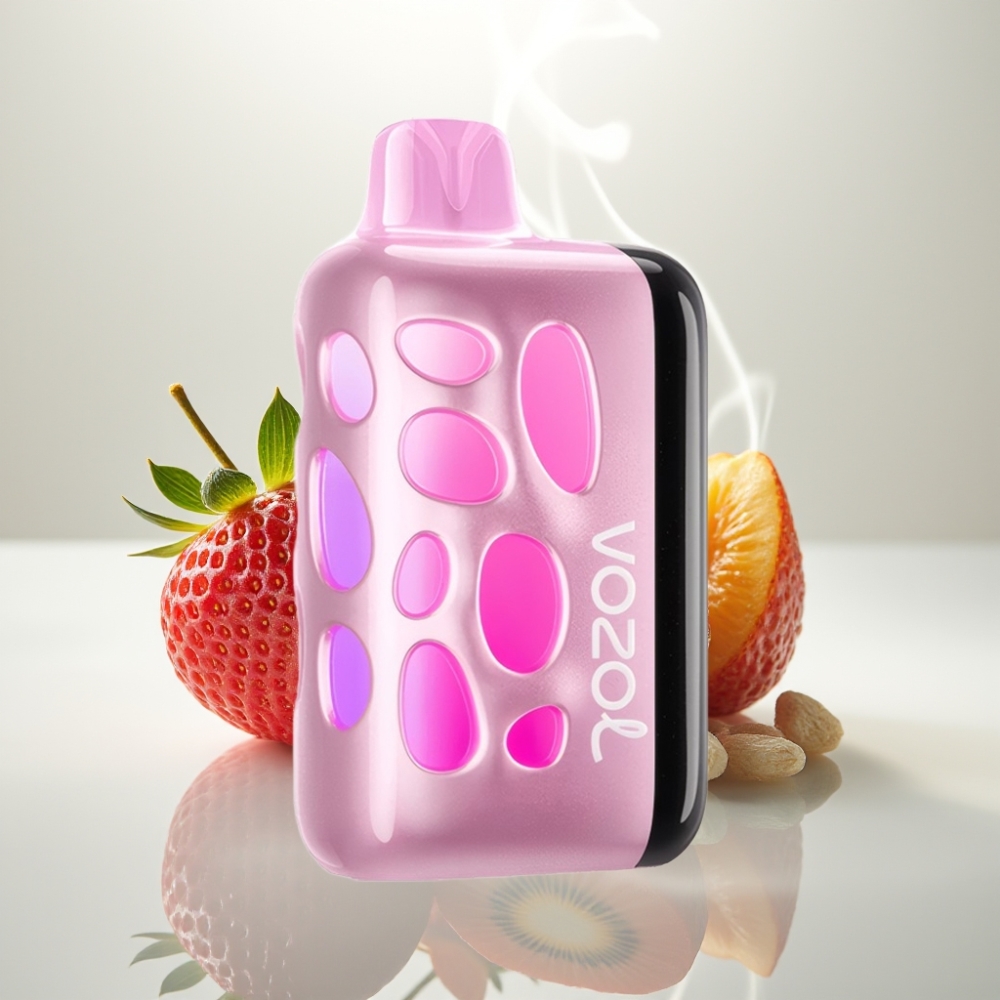 VOZOL RAVE 40000 Disposable Vape 270° Glow Beat-Synced Strawberry Kiwi