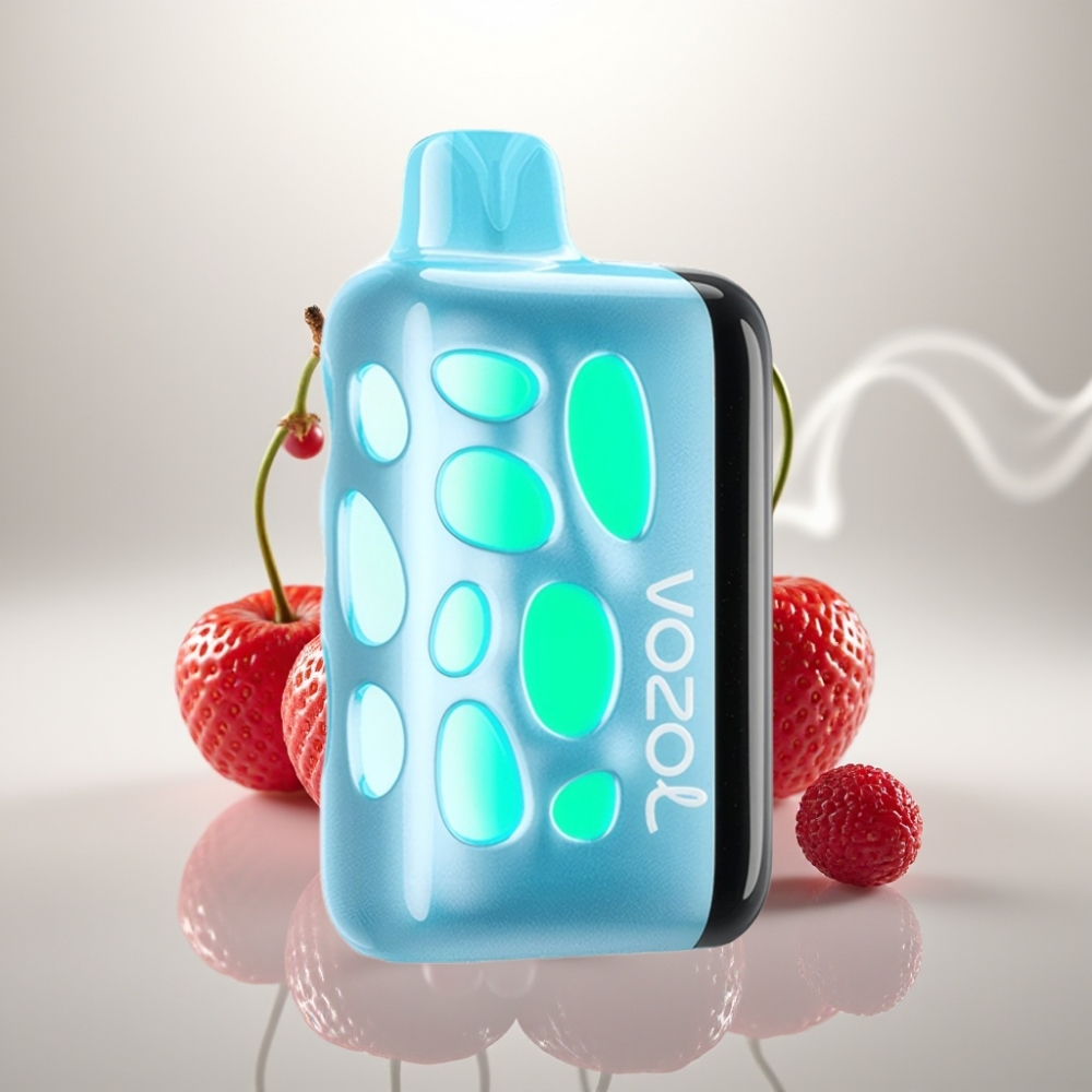 VOZOL RAVE 40000 Disposable Vape with Beat-Synced Party Mode  Eclipse Animation – Cherry Strawberry