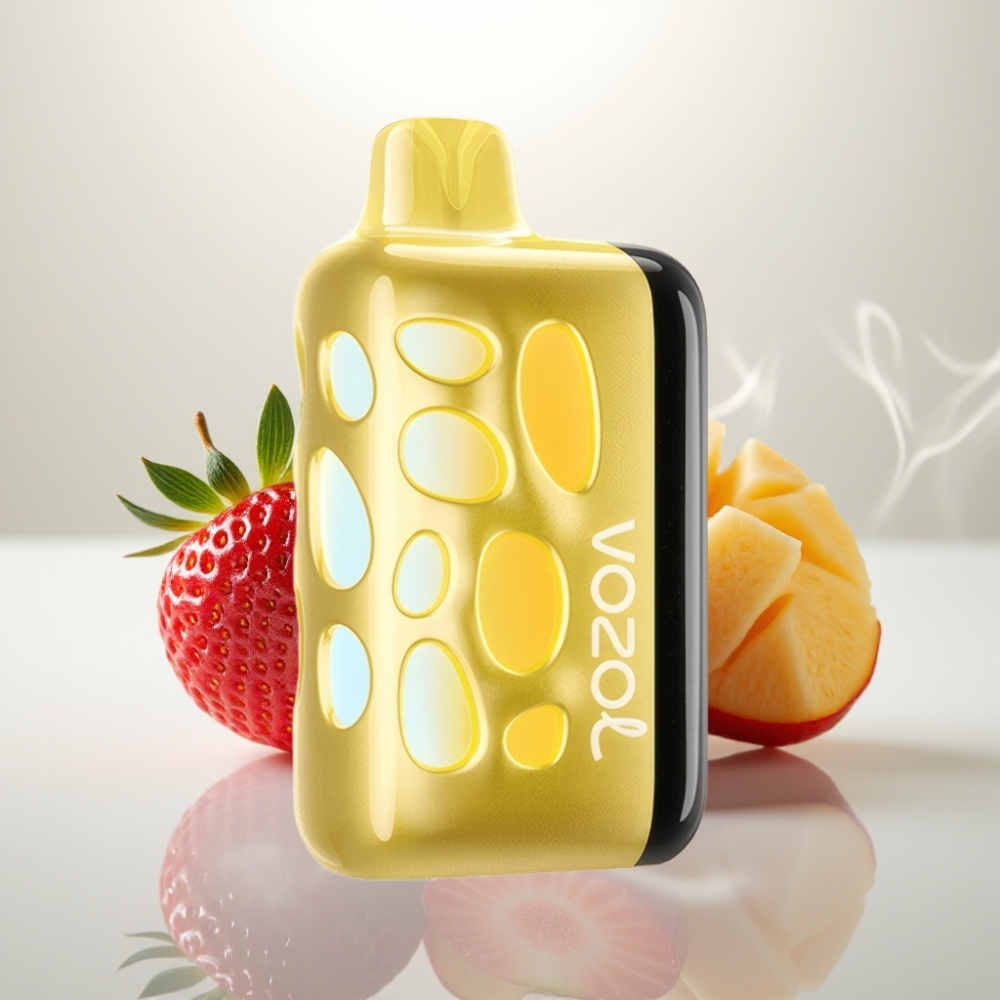 VOZOL RAVE 40000 Disposable Vape with Vibrant Glow  Fast Charge Strawberry Mango