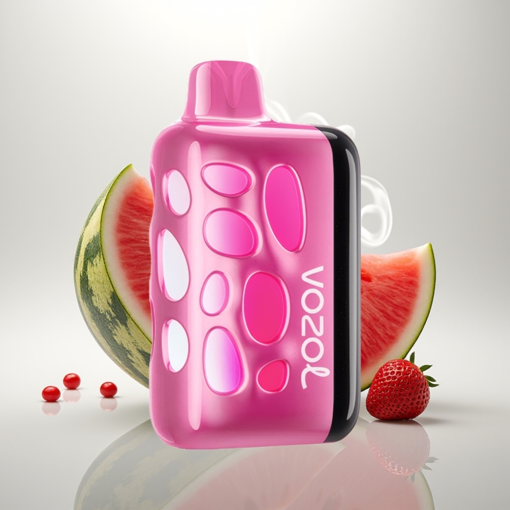 VOZOL RAVE 40000 Vibrant Glow Beat-Synced Strawberry Watermelon Disposable Vape
