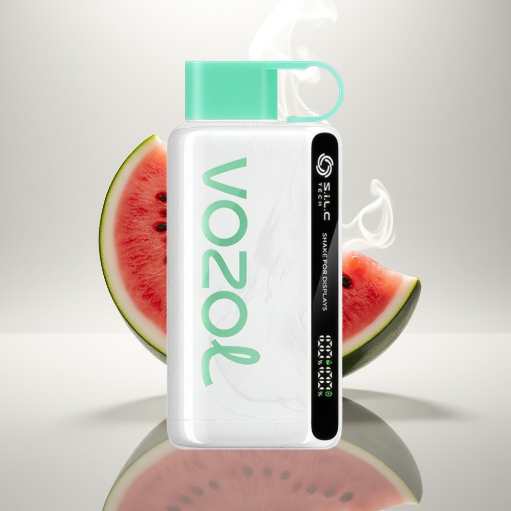 VOZOL STAR 9000 Disposable Vape with SiLC TECH  Faster Charge Watermelon Bubble Gum