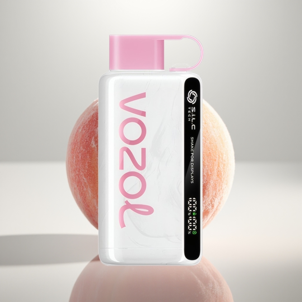 VOZOL STAR 9000/12000 Disposable Vape with SiLC TECH  Fast Charge - Peach Ice