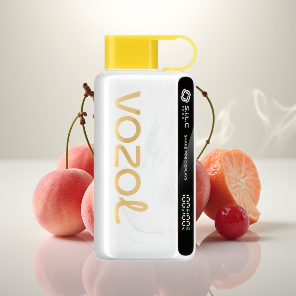 VOZOL STAR 9000/12000 Disposable Vape with SiLC TECH  Faster Charge - Cherry Peach Lemonade