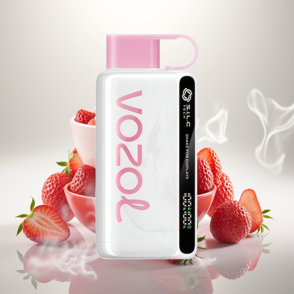 VOZOL STAR 9000/12000 Disposable Vape with SiLC TECH  Faster Charge - Strawberry Ice Cream