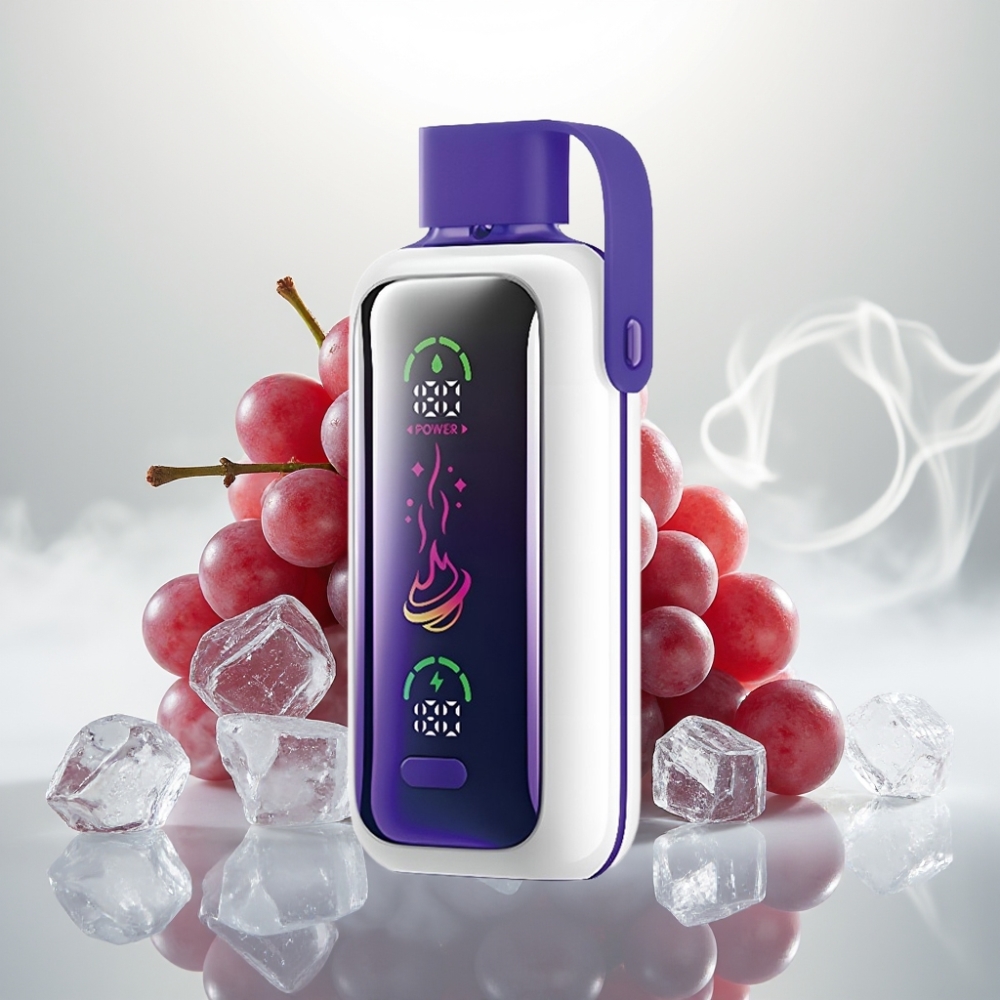 VOZOL Star 20000 Puffs Dual Mesh HD Screen Grape Ice