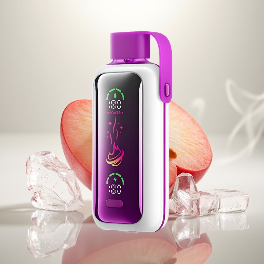 VOZOL Star 20000 Puffs Dual Mesh HD Screen Juice Peach Ice