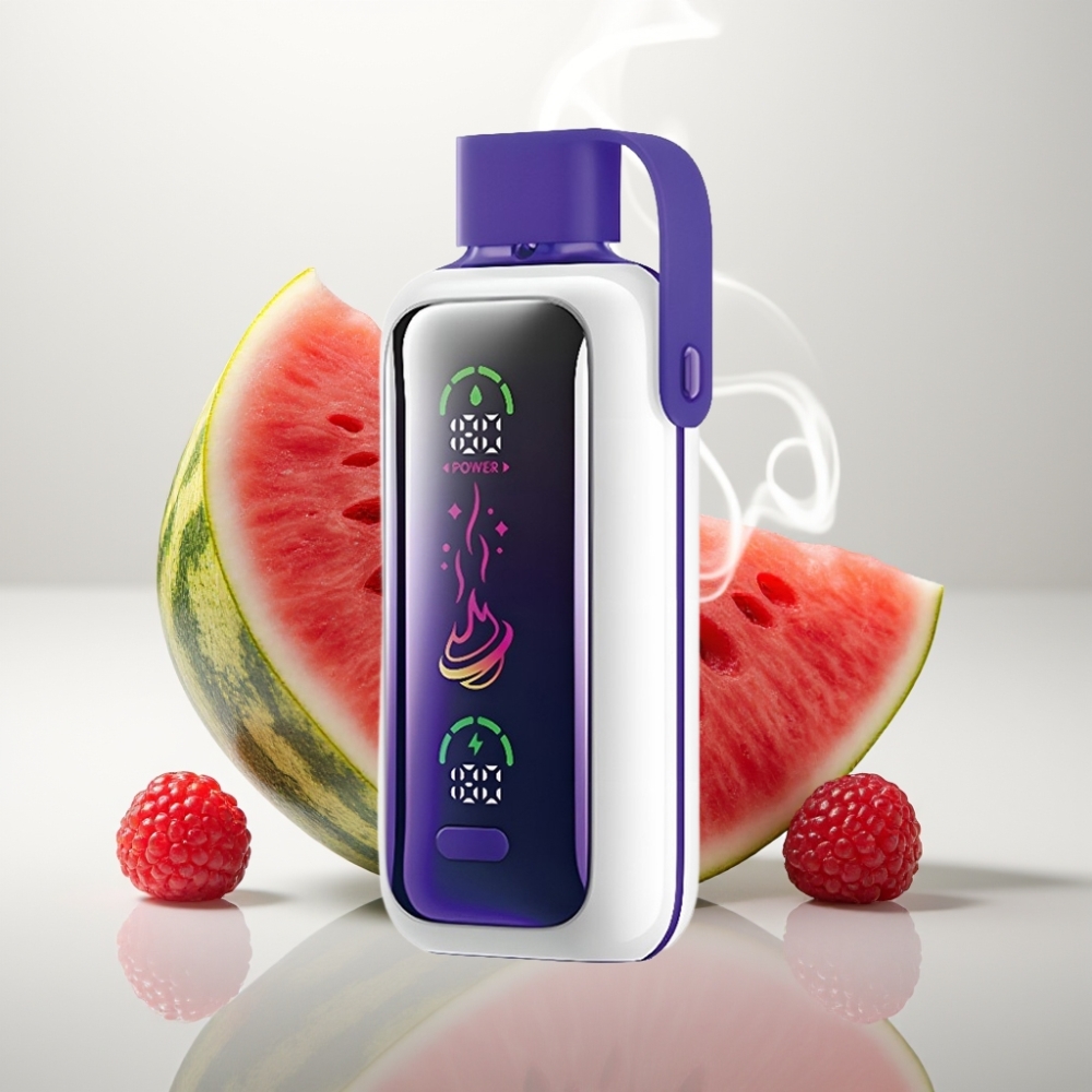 VOZOL Star 20000 Puffs Dual Mesh HD Screen Raspberry Watermelon