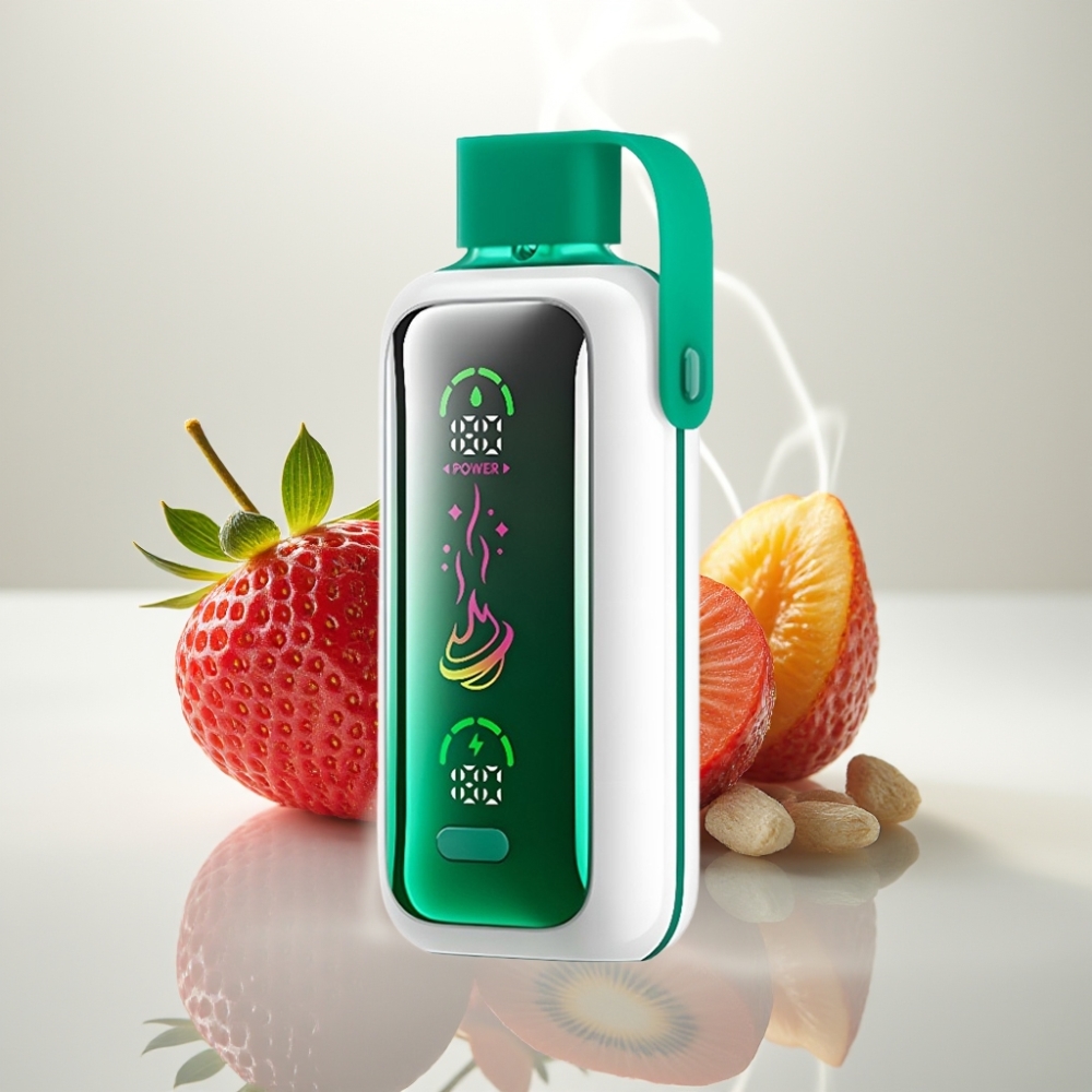 VOZOL Star 20000 Puffs Dual Mesh HD Screen Strawberry Kiwi