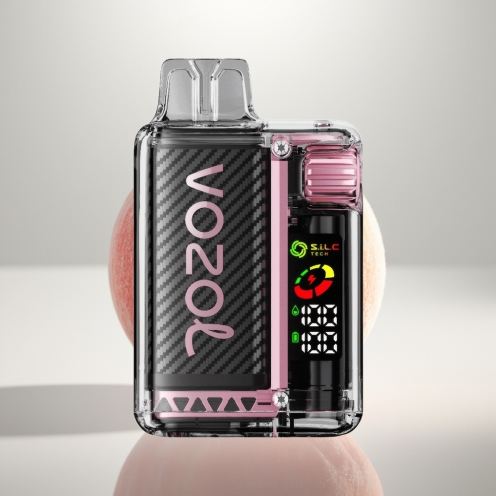 VOZOL Vista 20000 Puffs Rechargeable 650mAh MTL Peach Ice