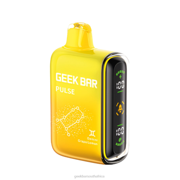 Geek Bar Price In South Africa | Geek Bar Pulse 15K Disposable Vape Gemini Grape Lemon V66450