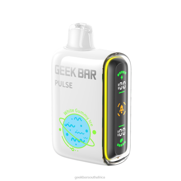 Geek Bar Vape South Africa | Geek Bar Pulse 15K Disposable Vape White Gummy Ice V66468
