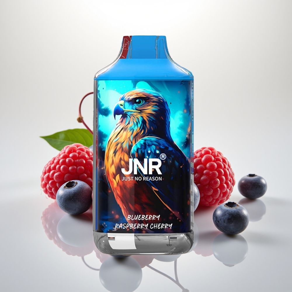 JNR Falcon 16000 Puffs Dual Mesh 22mL Blueberry Raspberry Cherry
