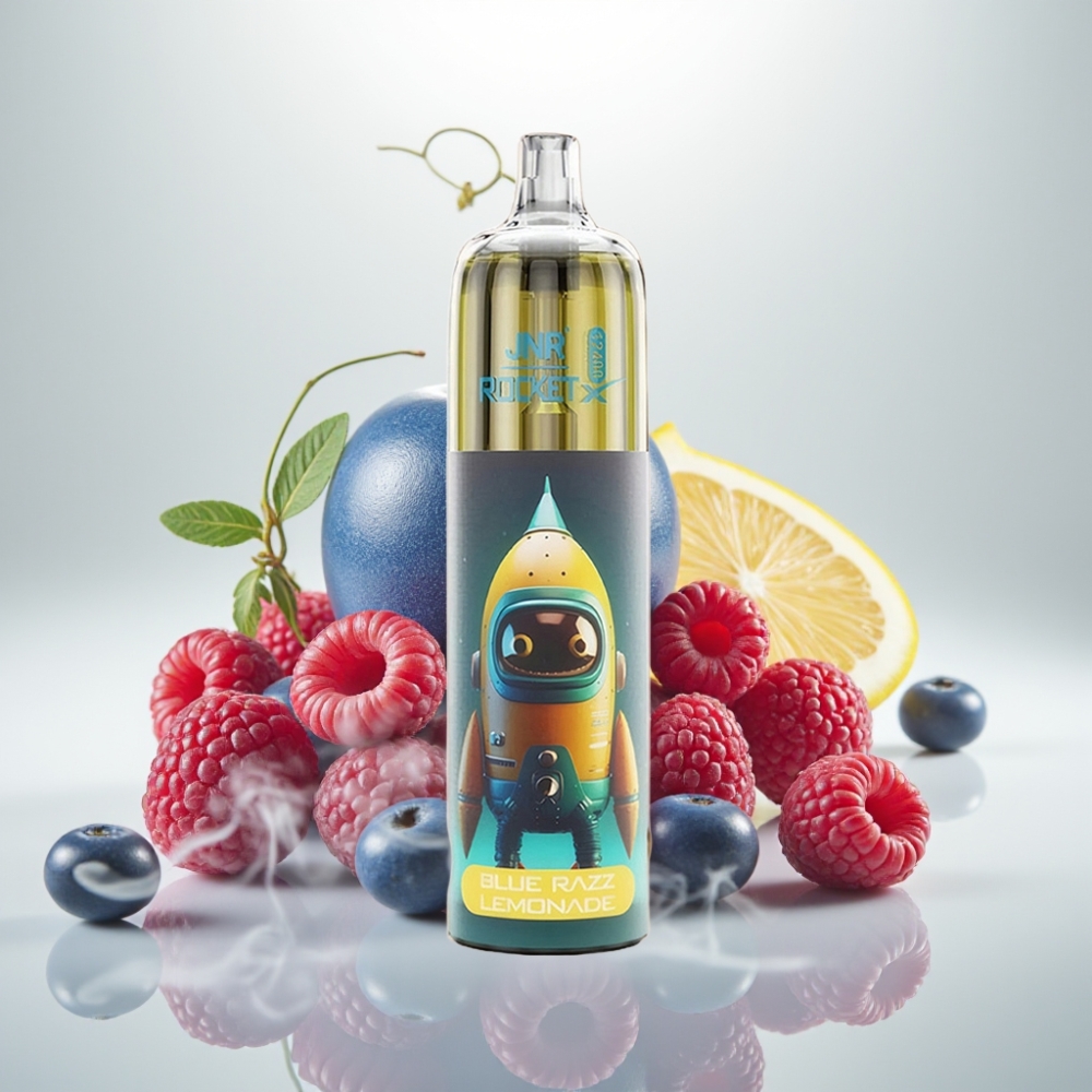 JNR Rocket-X 12400 Puffs Adjustable Airflow Mesh Coil Blue Razz Lemonade